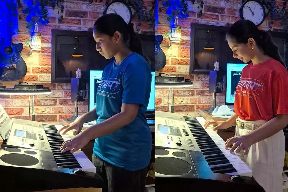 Private music class at Aalaap Music Academy