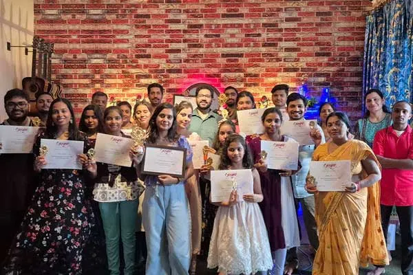 Singing contest organised by Aalaap Music Academy