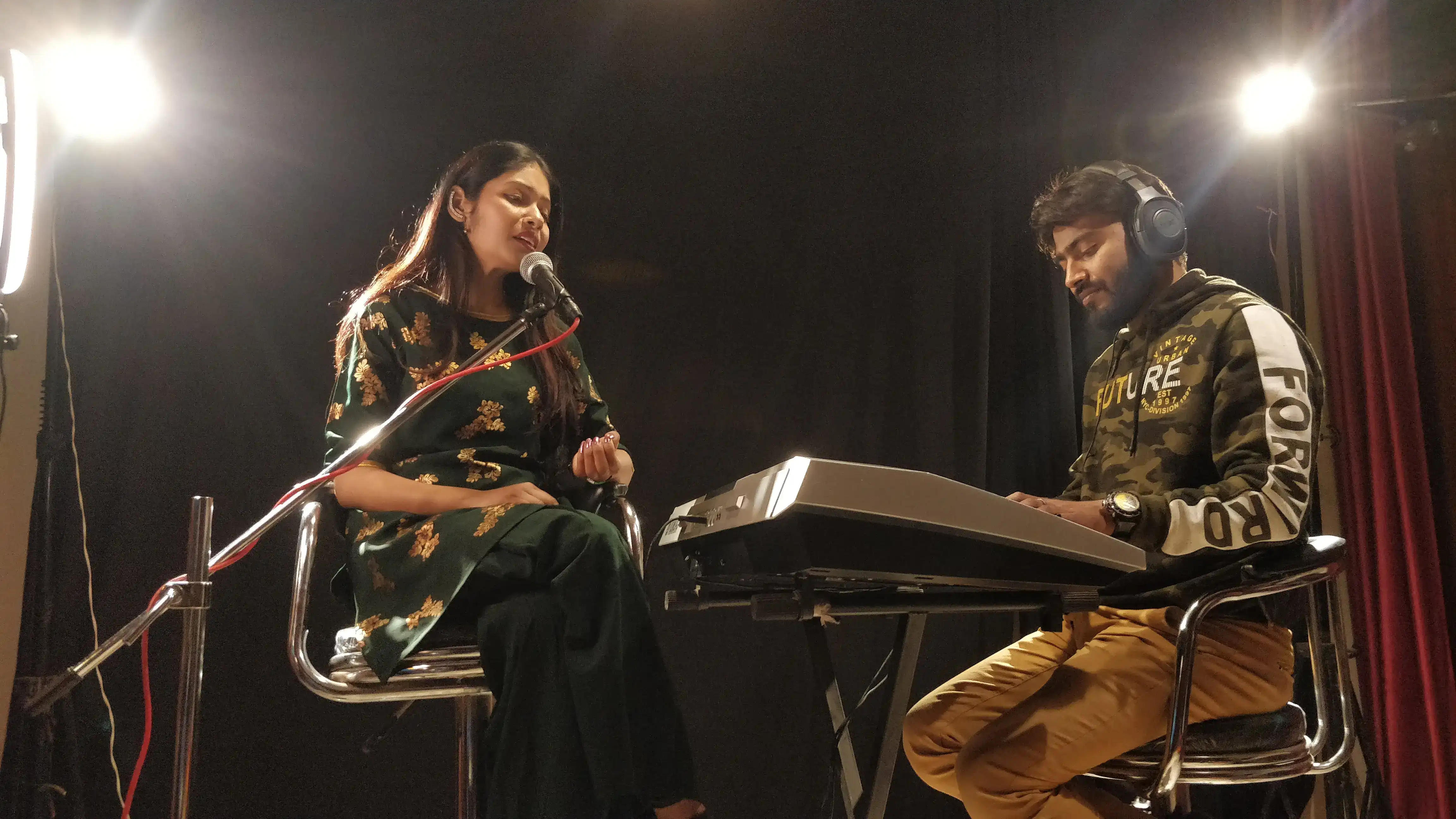 StudioLive recording session at Aalaap Music Academy Varanasi